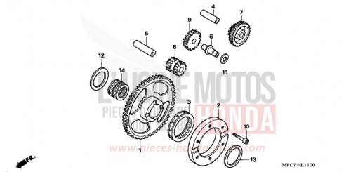 FRIZIONE DI AVVIAMENTO FMX6505 di 2005